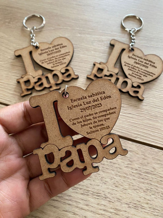 Set Llaveros Papá - Felt Craft RD