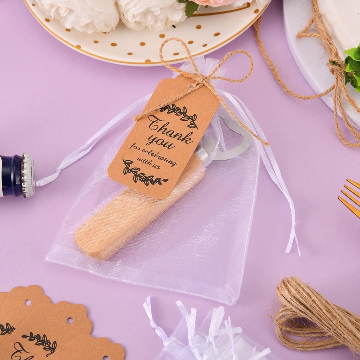Set souvenir baby shower destapador personalizado en madera - Felt Craft RD
