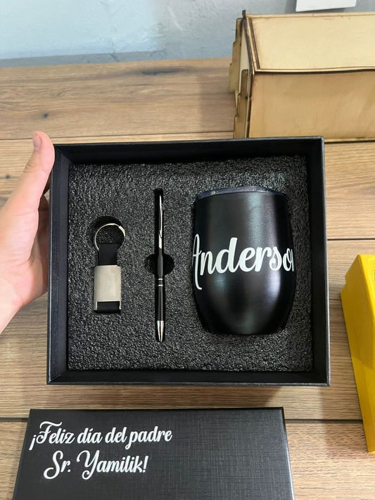 set Vaso personalizado lapicero y llavero - Felt Craft RD