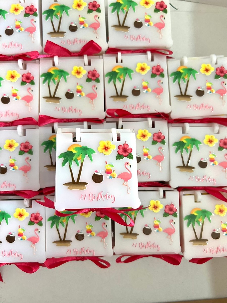 Souvenir cumpleaños cajitas de regalos - Felt Craft RD