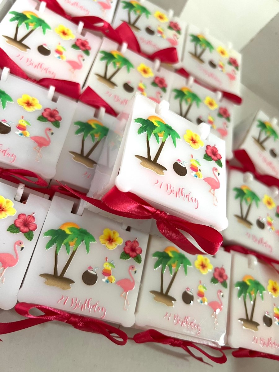 Souvenir cumpleaños cajitas de regalos - Felt Craft RD