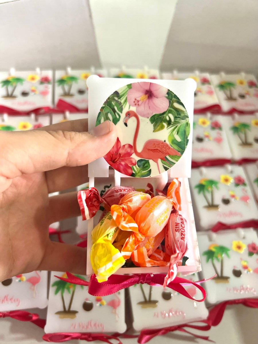 Souvenir cumpleaños cajitas de regalos - Felt Craft RD