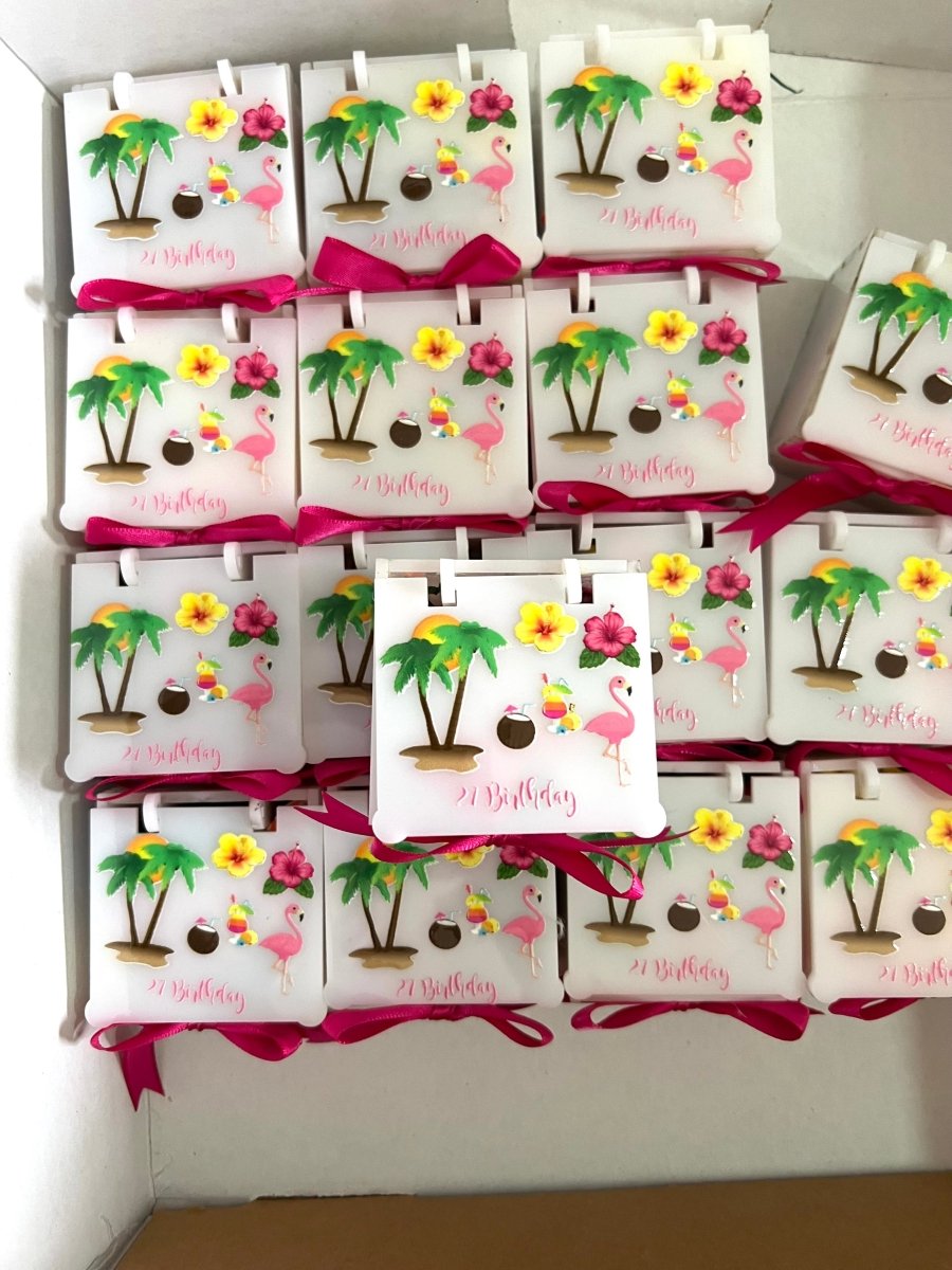 Souvenir cumpleaños cajitas de regalos - Felt Craft RD