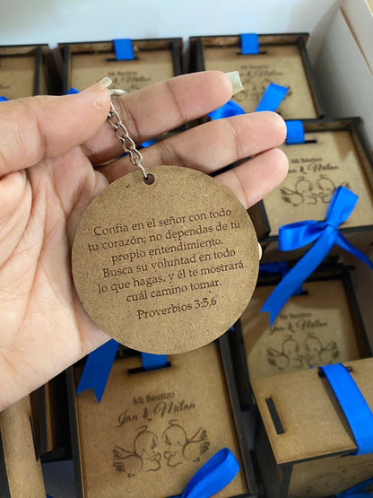 Souvenir de cajitas con llaveros para empresas y regalos personalizados - Felt Craft RD