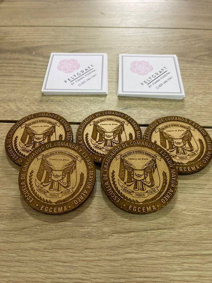 Souvenir de cajitas con medalla para el ejército personalizados en Santo Domingo - Felt Craft RD