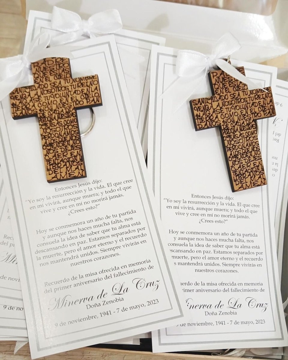 Souvenir de invitación para bautizo personalizado en Santo Domingo - Felt Craft RD