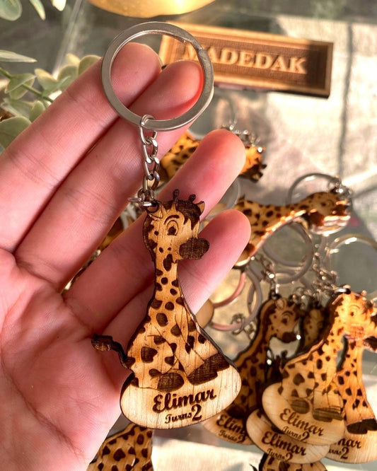 Souvenir llavero madera regalo original - Felt Craft RD