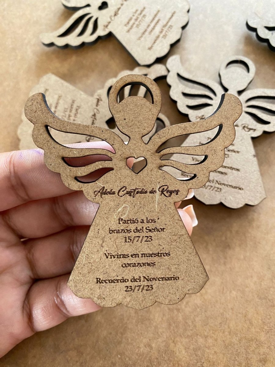 Souvenirs de ángel para recuerdo de bautizo personalizados Santo Domingo - Felt Craft RD