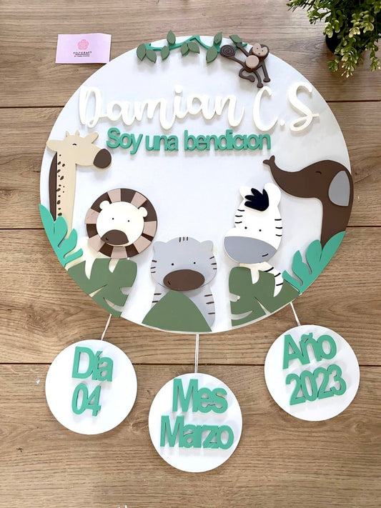 Soy Una Bendicion Baby Door Hanger - Felt Craft RD
