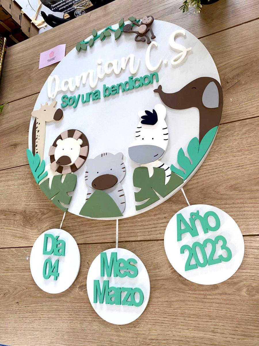 Soy Una Bendicion Baby Door Hanger - Felt Craft RD