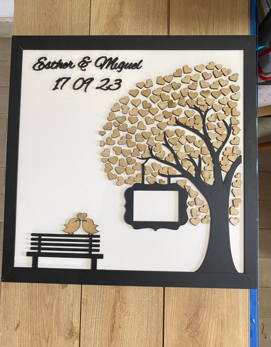 Special Wedding Reception Tree of Life Customize Top Table - Felt Craft RD