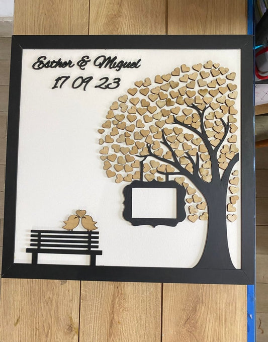 Special Wedding Reception Tree of Life Customize Top Table - Felt Craft RD