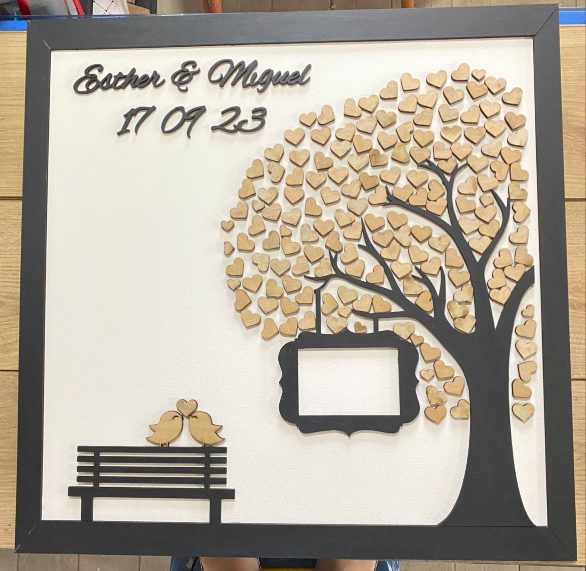 Special Wedding Reception Tree of Life Customize Top Table - Felt Craft RD