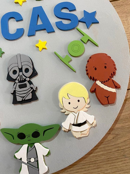 Stars Wars Collection Baby Boy Wall Hanging - Felt Craft RD