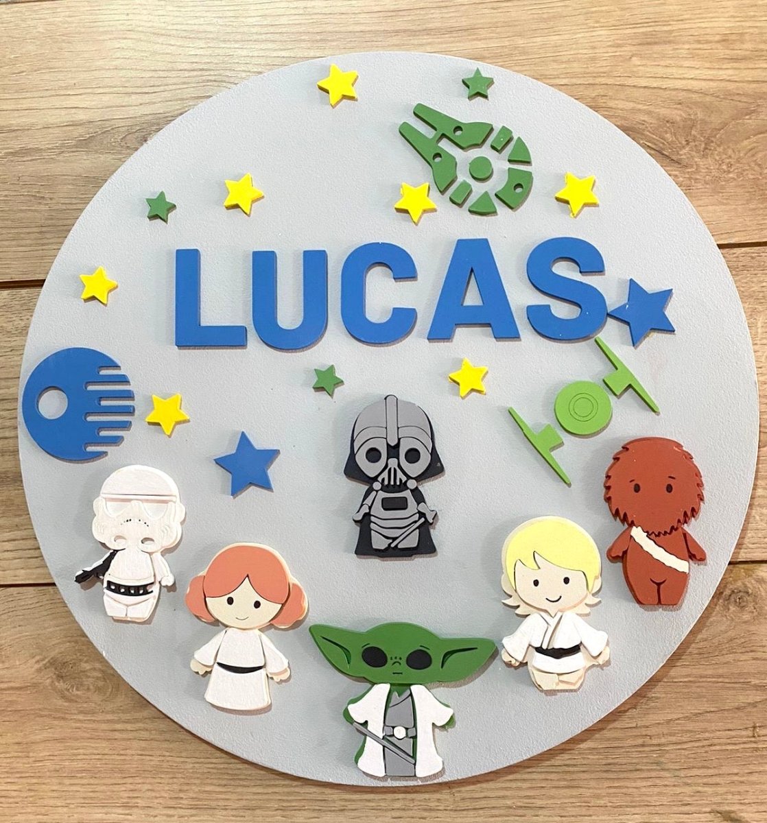 Stars Wars Collection Baby Boy Wall Hanging - Felt Craft RD