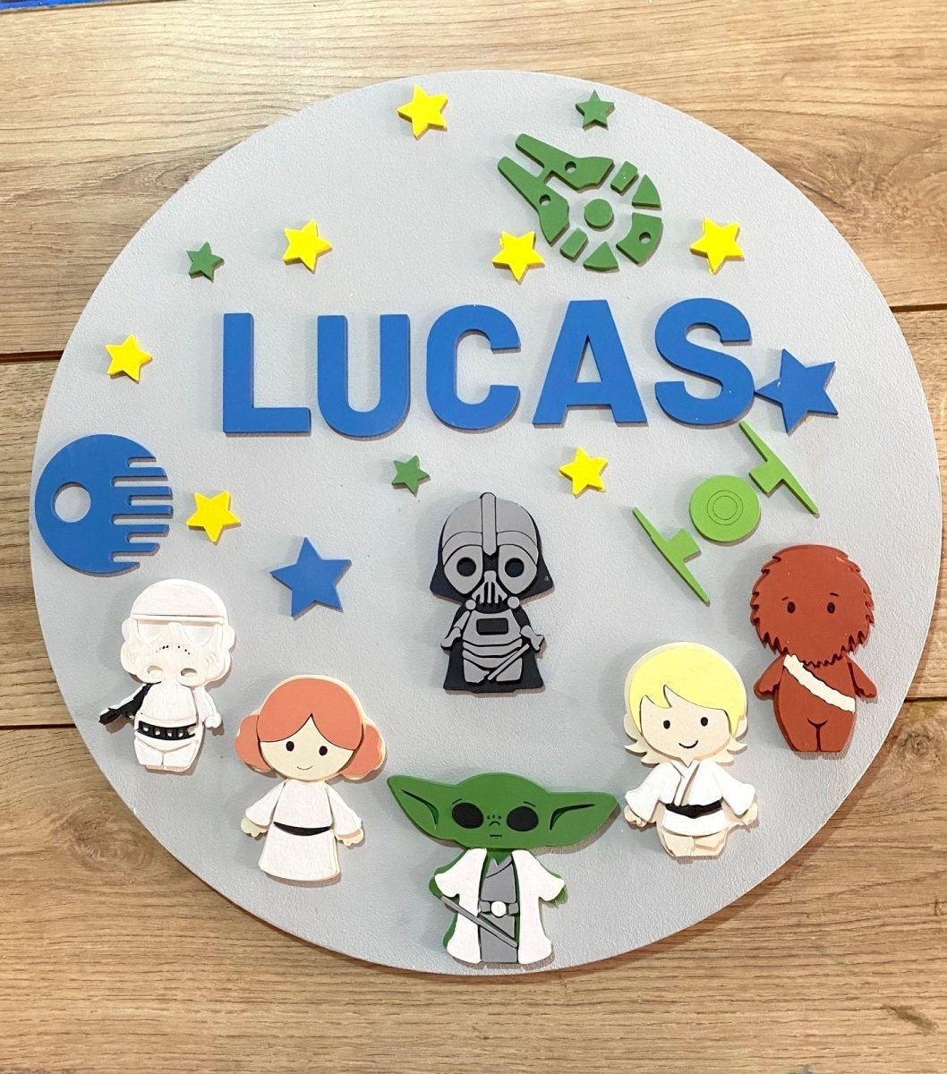 Stars Wars Collection Baby Boy Wall Hanging - Felt Craft RD
