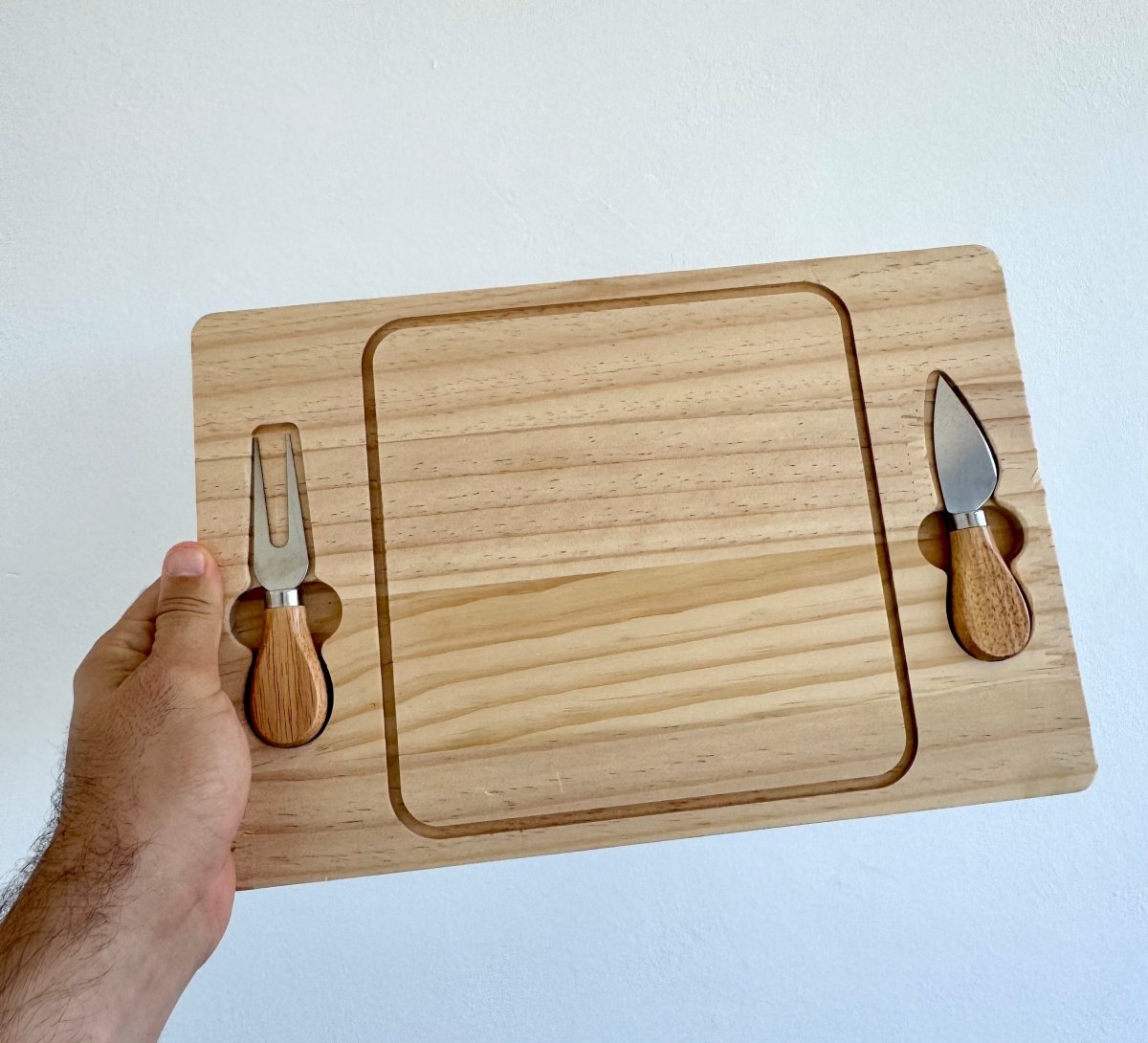 Tabla de mesa embutidos queso personalizada - Felt Craft RD