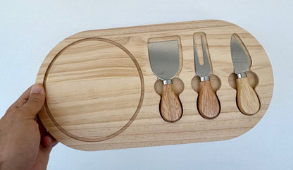 Tabla de charcutería personalizada para regalos.