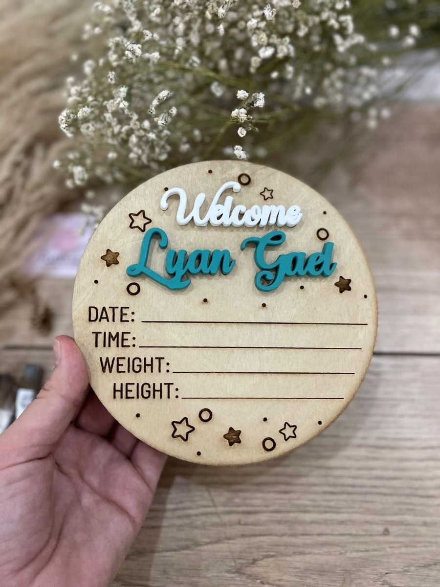 Tags meses de bebe - Felt Craft RD