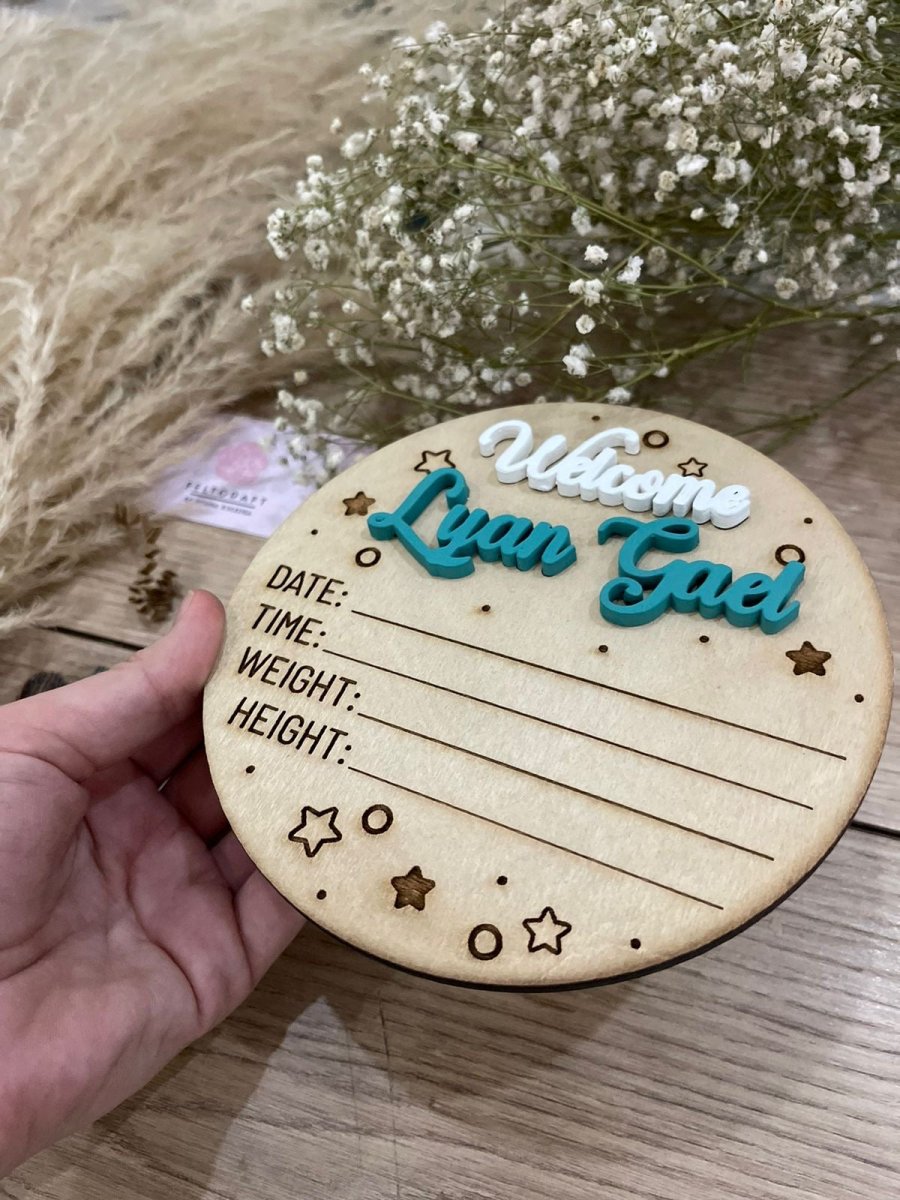 Tags meses de bebe - Felt Craft RD
