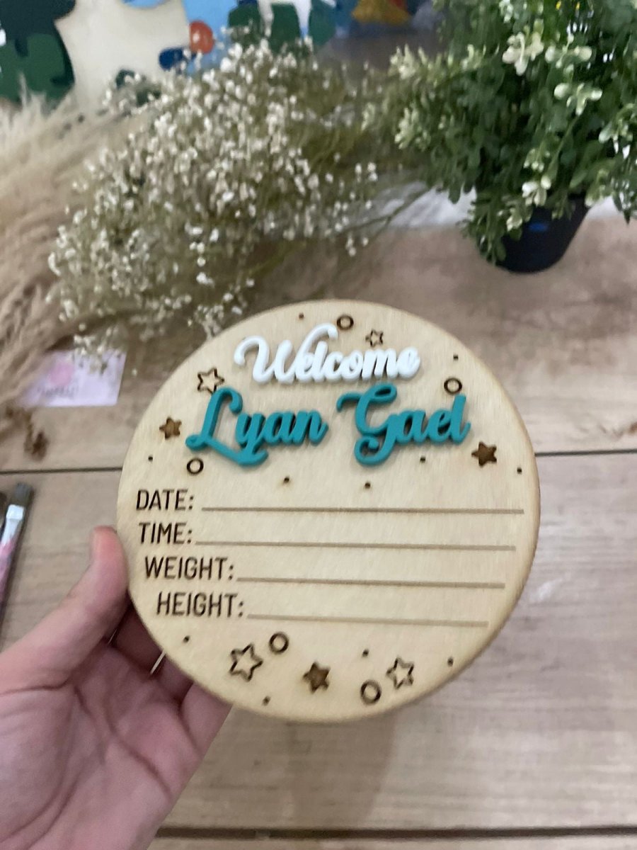 Tags meses de bebe - Felt Craft RD