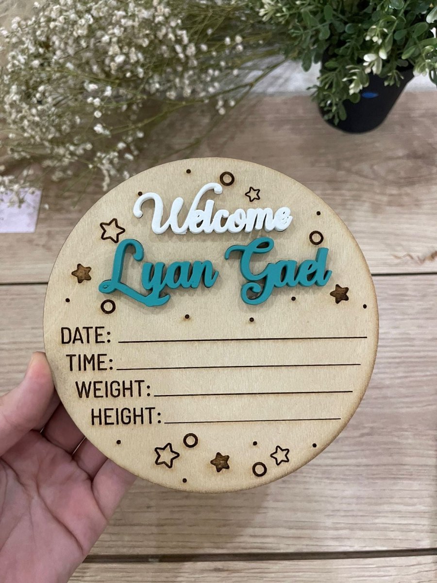 Tags meses de bebe - Felt Craft RD