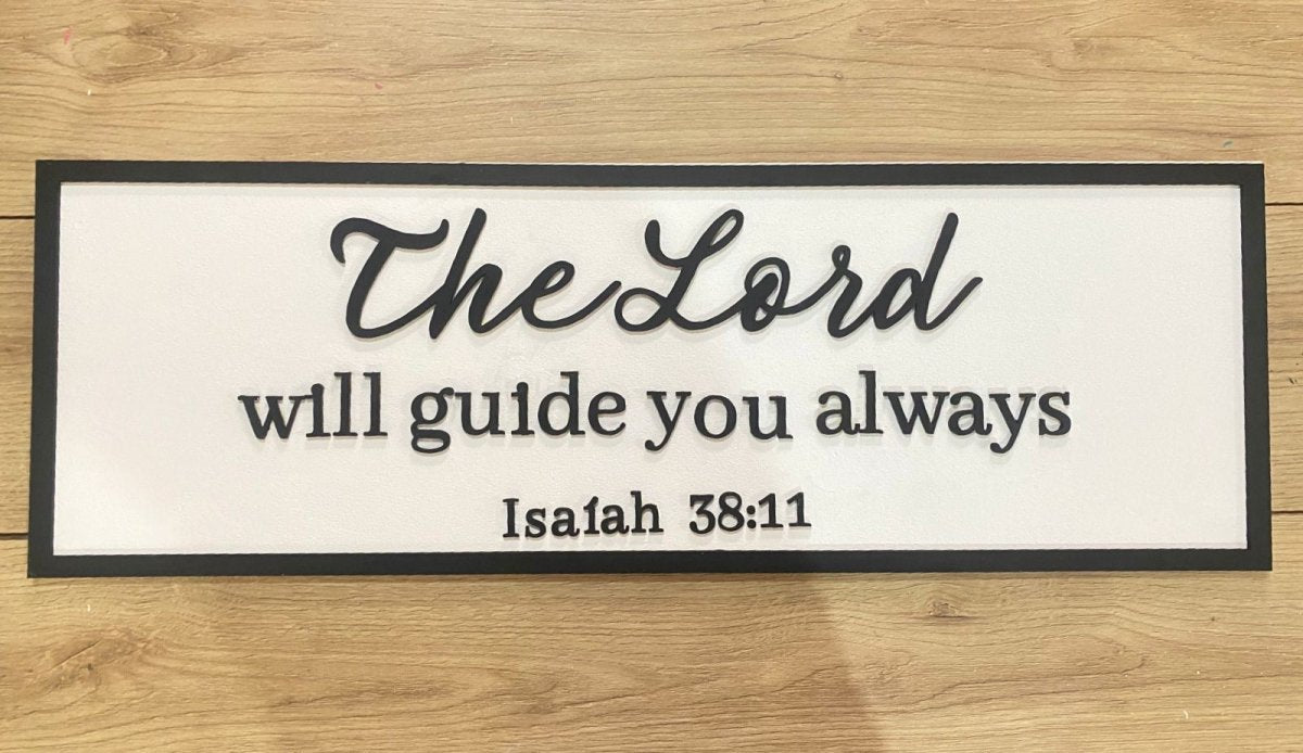 The lord will guide you always - Felt Craft RD