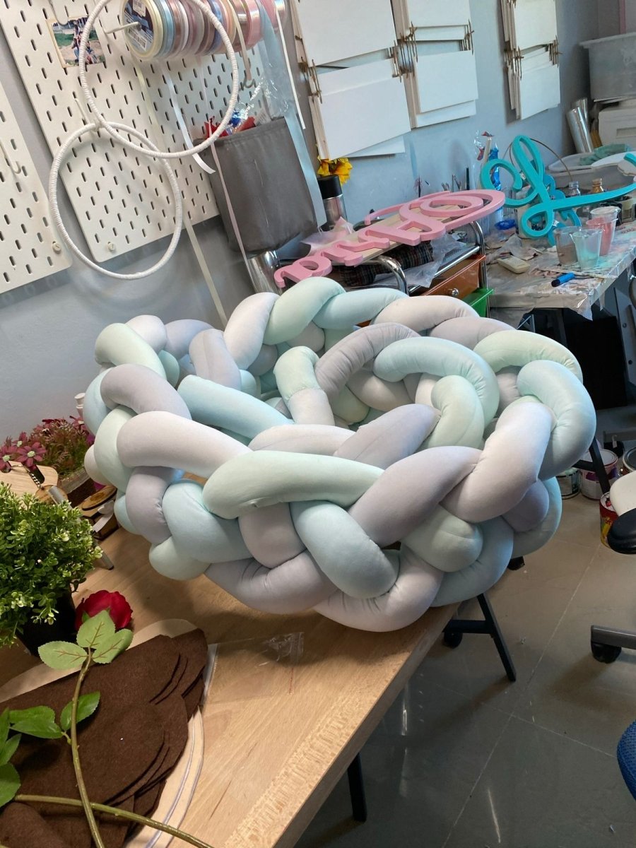 Trenzado de cuna peronalizado para habitación de bebé - Felt Craft RD