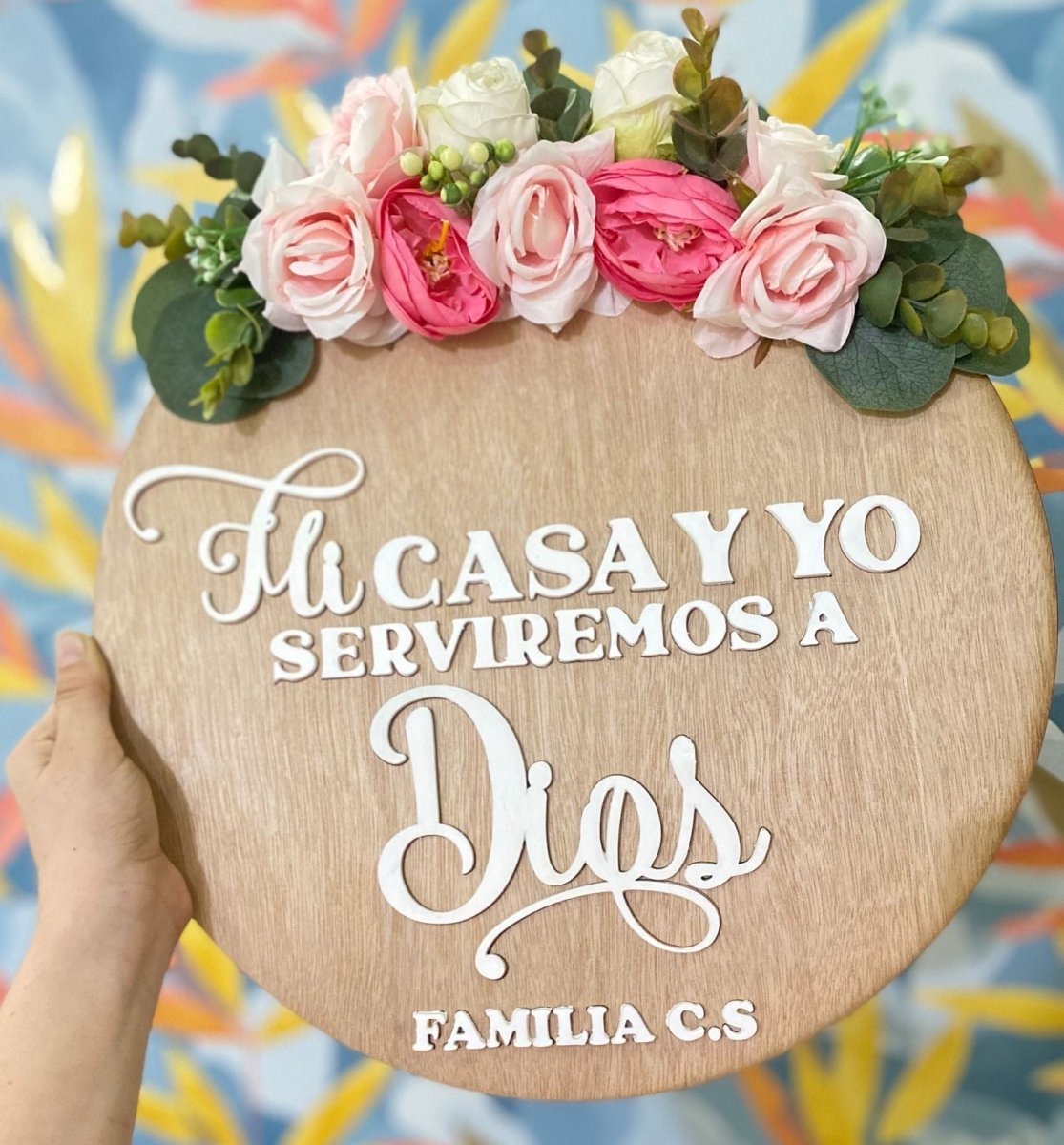 Tu casa y yo serviremos a - Felt Craft RD