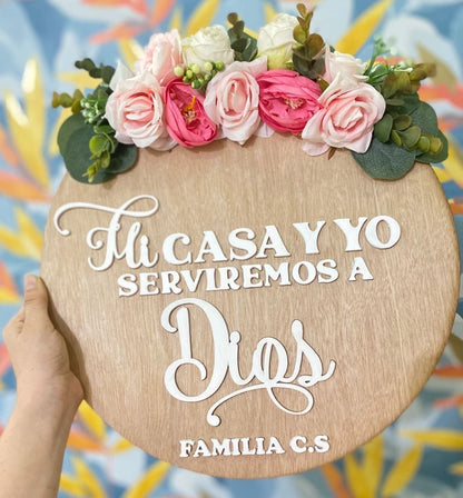 Tu casa y yo serviremos a - Felt Craft RD