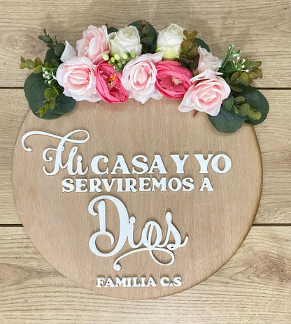 Tu casa y yo serviremos a - Felt Craft RD