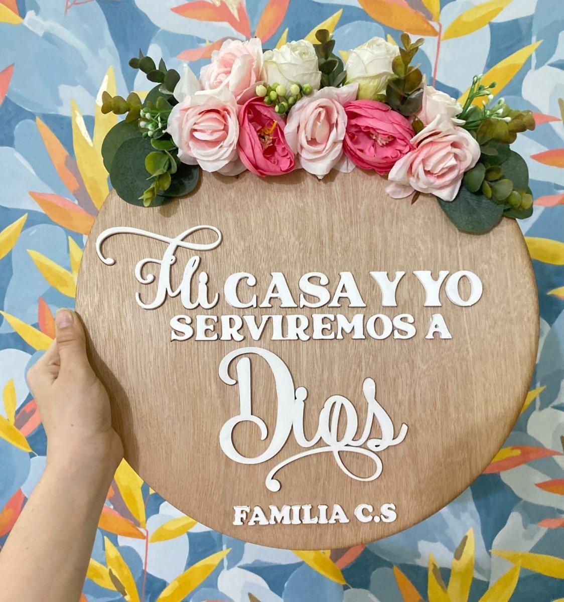 Tu casa y yo serviremos a - Felt Craft RD