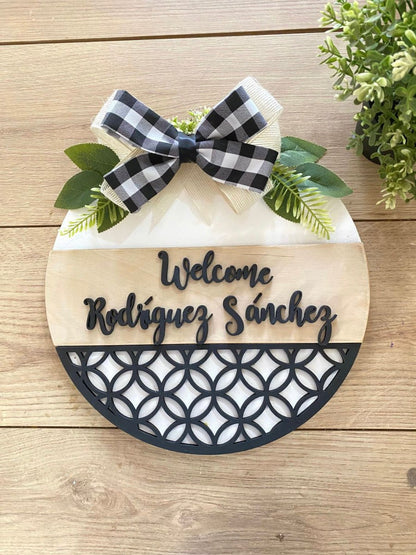 United Family Welcome Home Door Hanger - Felt Craft RD