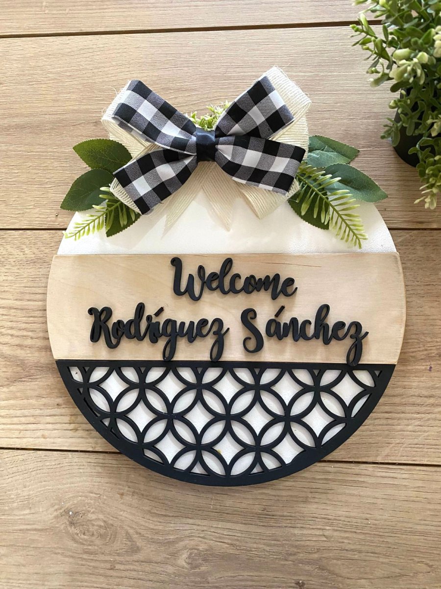 United Family Welcome Home Door Hanger - Felt Craft RD