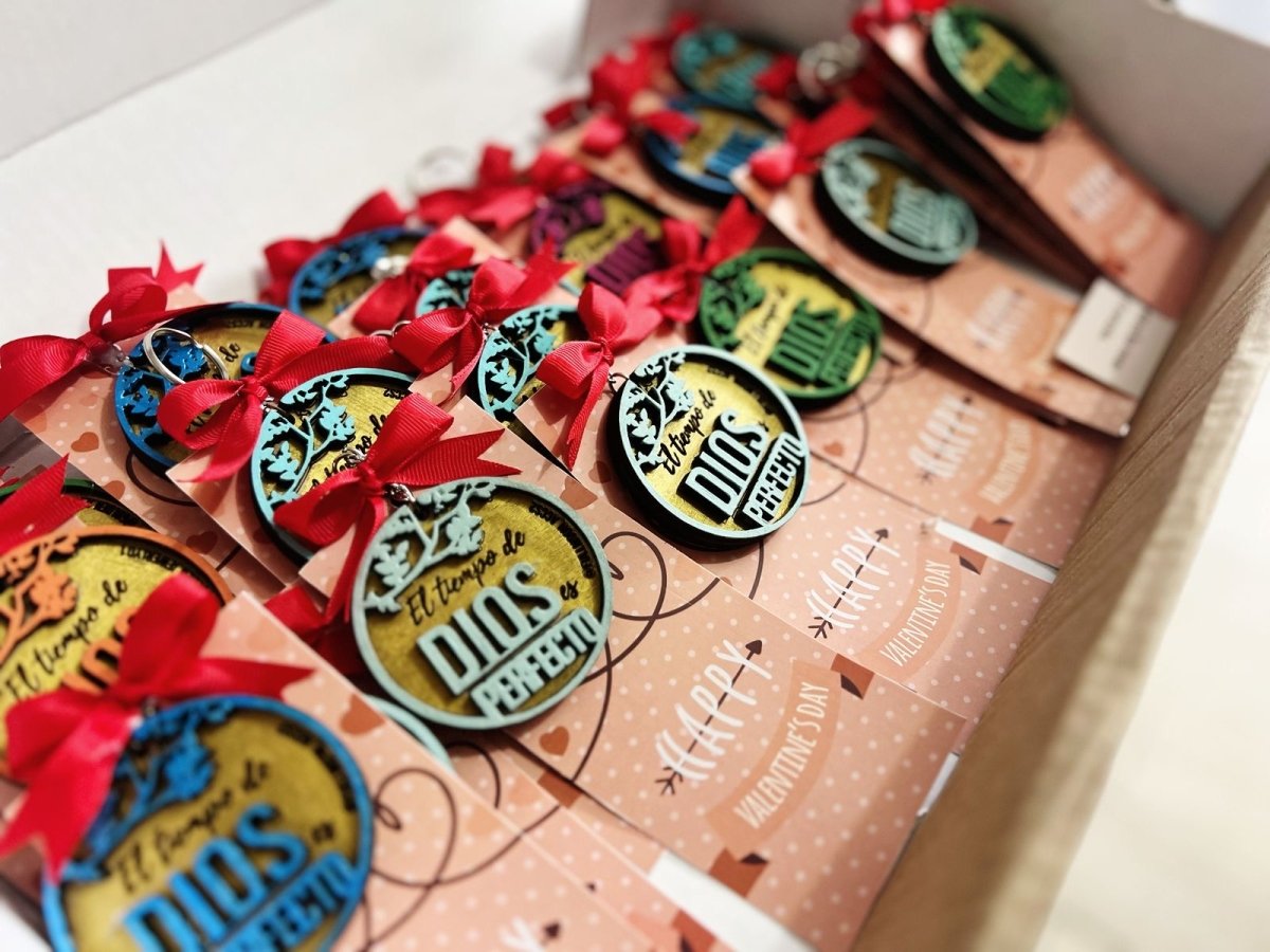 Valentine invitaciones souvenir personalizado - Felt Craft RD