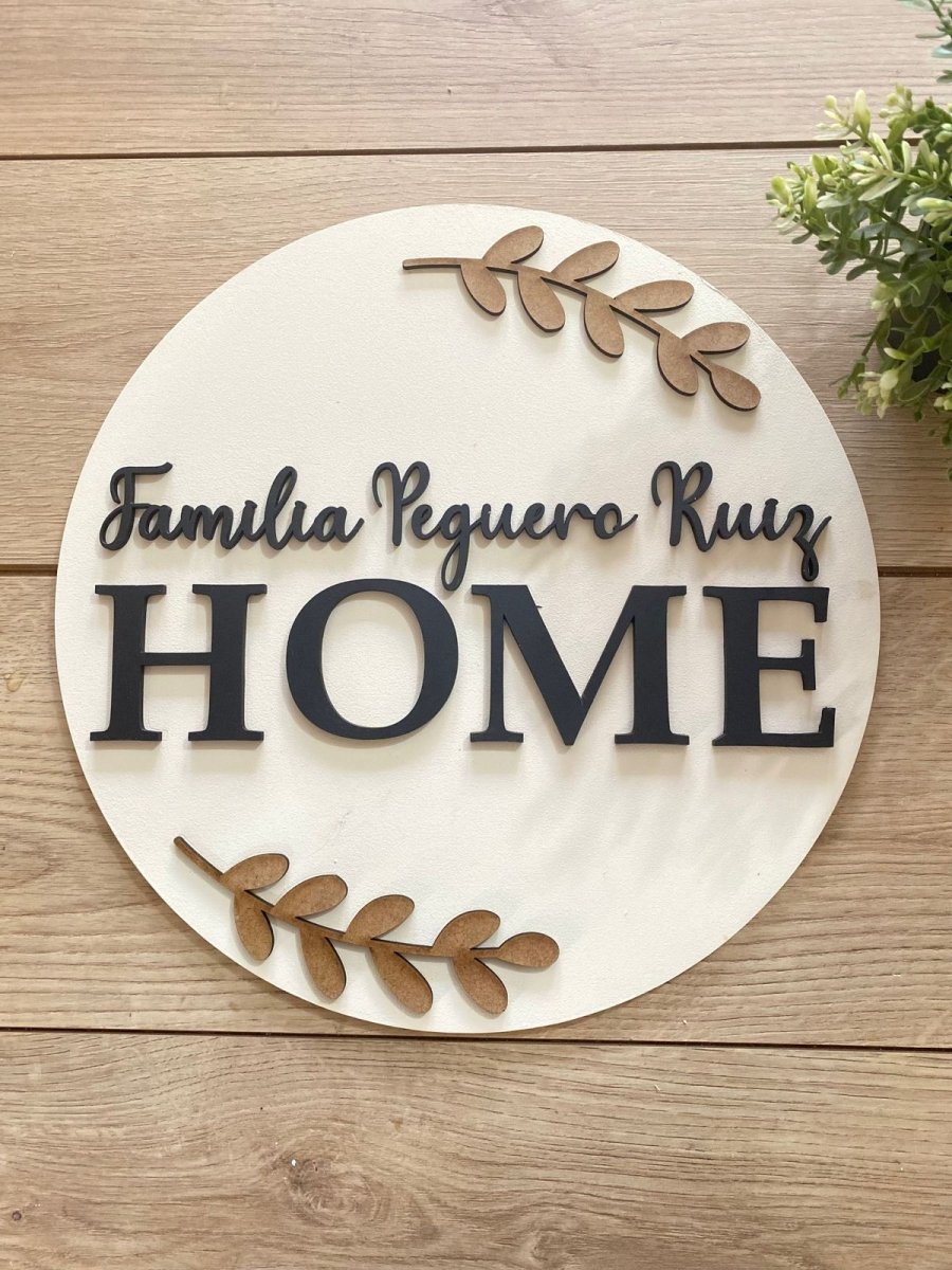 Welcome Home Door Hanger Family - Felt Craft RD