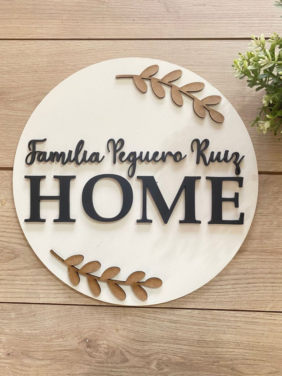 Welcome Home Door Hanger Family - Felt Craft RD