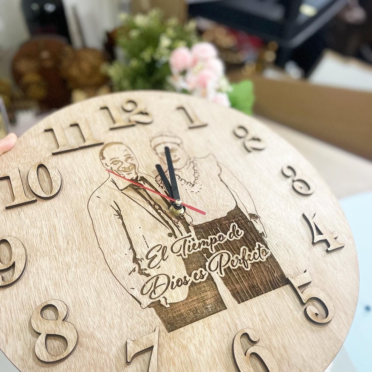 Wooden Clock Customize - Felt Craft RD