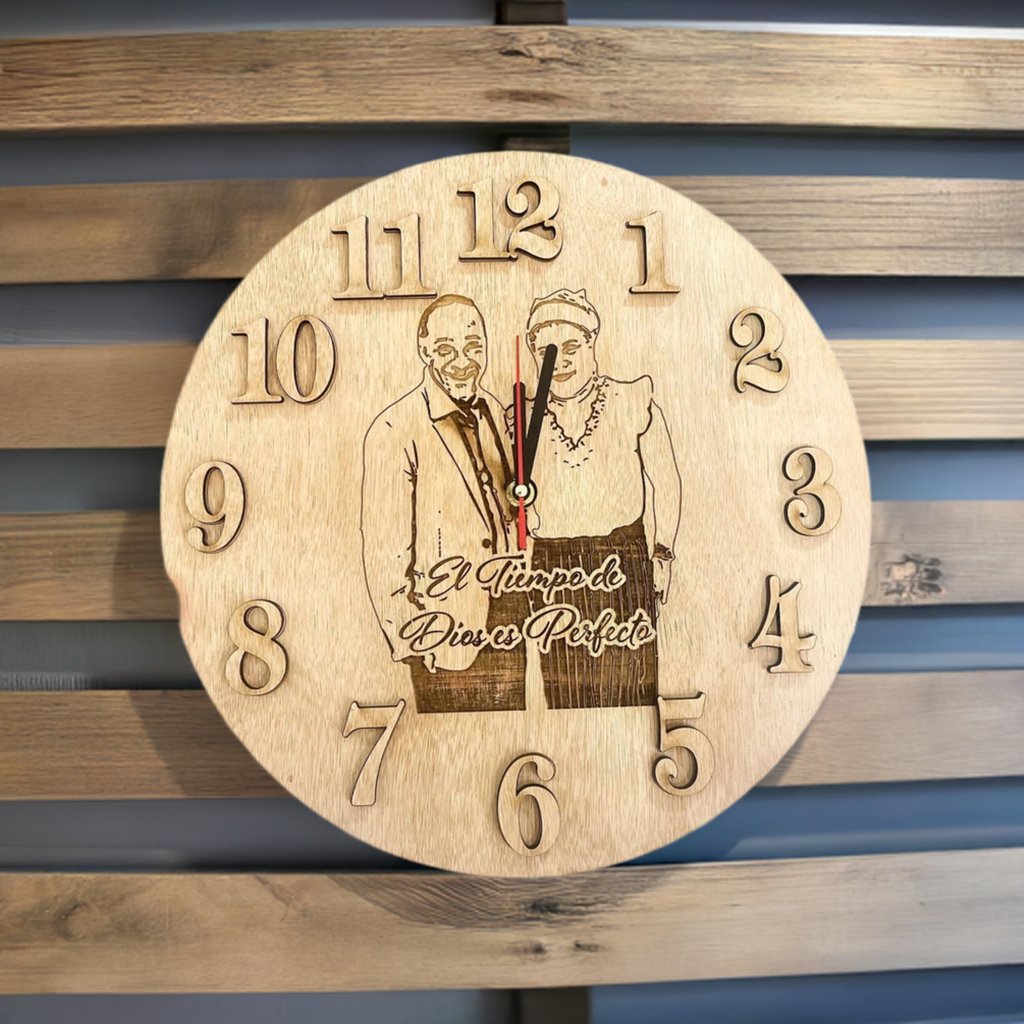 Wooden Clock Customize - Felt Craft RD