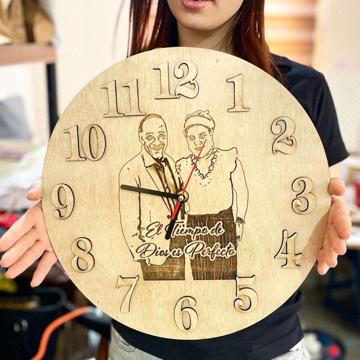 Wooden Clock Customize - Felt Craft RD