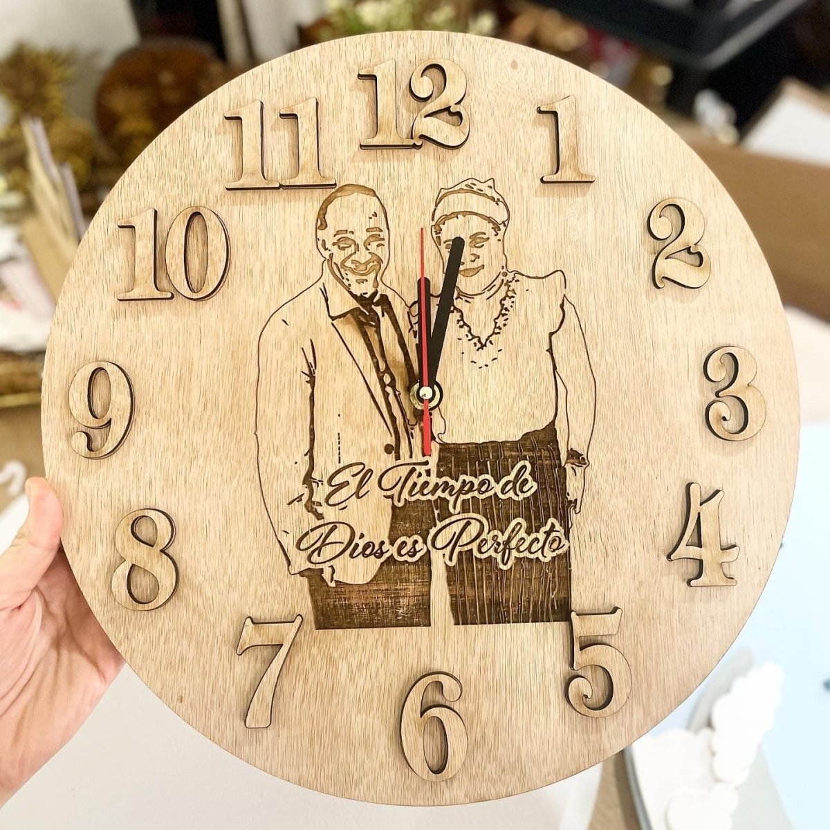 Wooden Clock Customize - Felt Craft RD