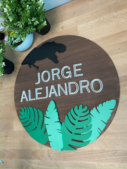 Colgante decorativo infantil temática dinosaurios