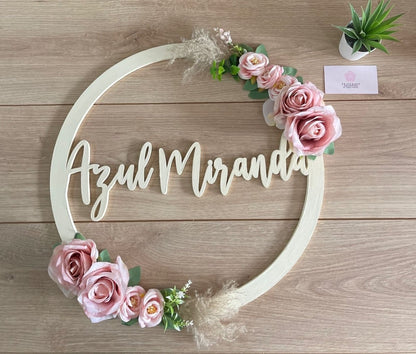 Flowers Safari Nursery Decor Room Girl - Felt Craft RD