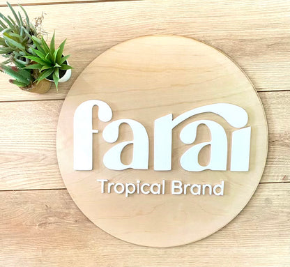 Tropical Brand door hangers for business