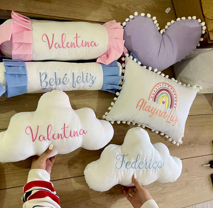 almohadillas personalizadas con bordado