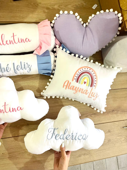 almohadillas personalizadas con bordado