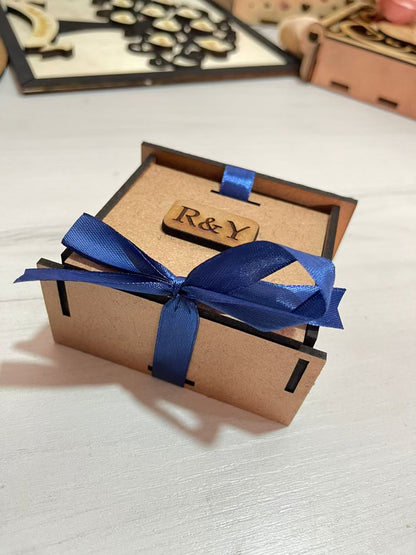 Souvenirs de cajitas para bodas personalizadas en madera