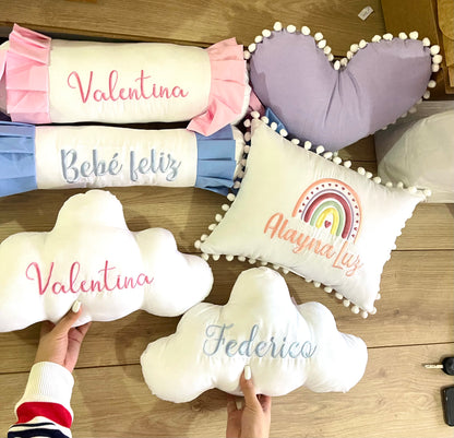 almohadillas personalizadas con bordado