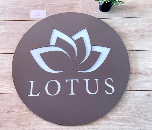 Lotus Letrero Comercial door hangers for business