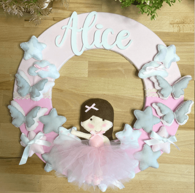 Princess baby girl FELTRO Hanger - Felt Craft RD